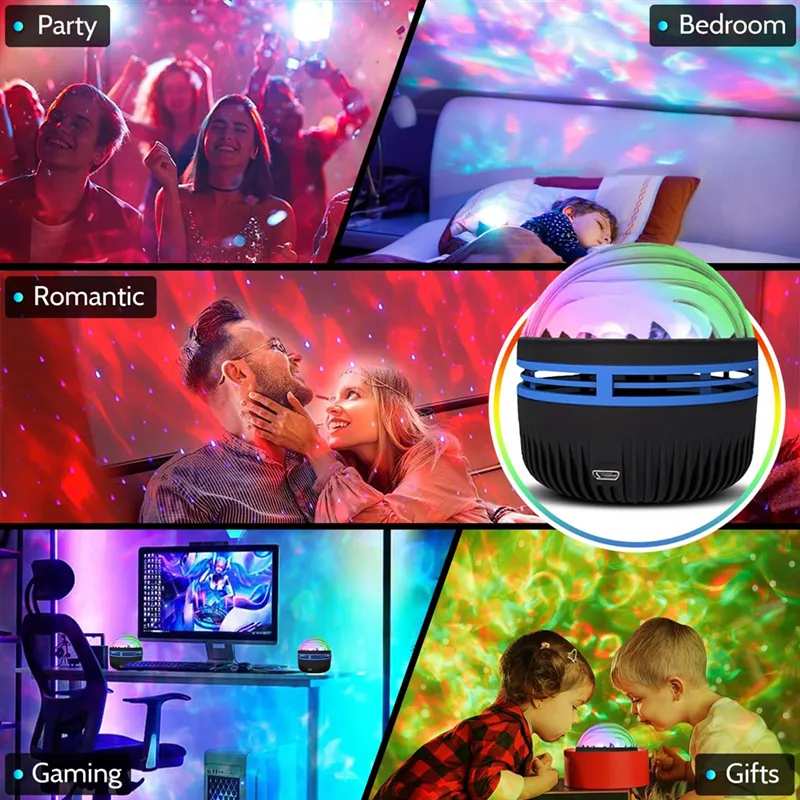 Northern Lights Galaxy Aurora Wave Projector